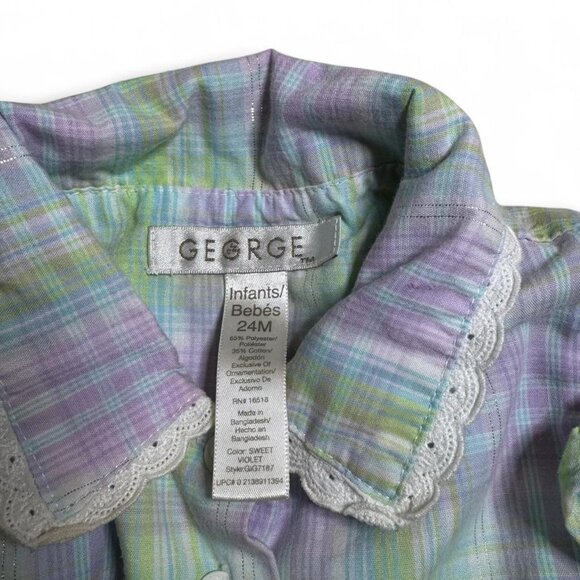 ✨George Toddler Girls Collared Dress✨ - Picture 3 of 4